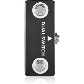 Guitar Footswitch Pedal DUAL SWITCH PEDAL Dual Momentary Footswitches for Effects Pedal and Muti-effects Pedal