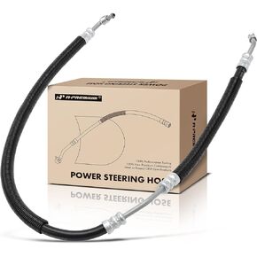 A-Premium Power Steering Hose Pressure Hose Line Assembly Compatible with Jeep Wrangler 2007 2008 2009 2010 2011 3.8L, with Left Hand Drive, Pump To Gear/Rack Pinion, Replace# 52059900AF