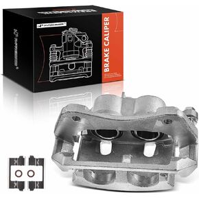 A-Premium Disc Brake Caliper Assembly with Bracket Compatible with Select Honda Models - Pilot 2009-2015, V6 3.5L - Front Left Driver Side