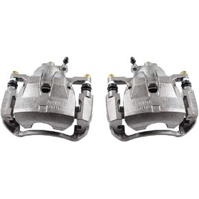 Callahan OE Replacement Front Brake Calipers Pair and Hardware Kit [For Lexus ES300h ES350 Toyota Camry Avalon]