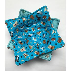 Set of two Dogs and Paws Bowl Cozies, Bowl holders, 236