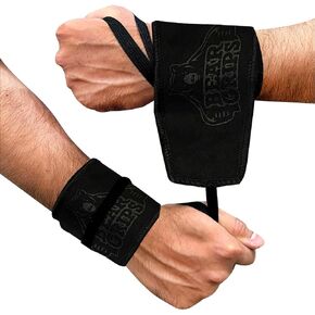 Bear Grips Strength Wraps, Adjustable Wrist Support for Weightlifting, Olympic Lifting, WOD, Calisthenics, Body Weight, Cross Training, Functional Fitness - for Men, and Women - Pair