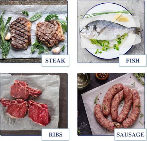 MIAHART 60 Pieces White Butcher Paper Thicken Disposable Butcher Paper Sheets 12 * 11 inch Square Meat Sheet No Wax Butcher Paper Precut Butcher Paper for Sublimation Heat Press Wrapping Meat in Saudi Arabia