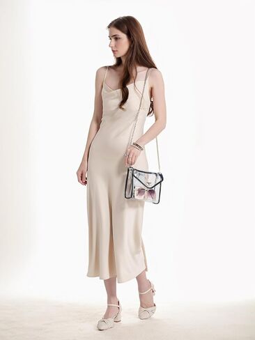 Bucosd Clear Purse for Women Stadium Approved, Clear Crossbody Bag with Leather Edging for Concert Sports events in Saudi Arabia