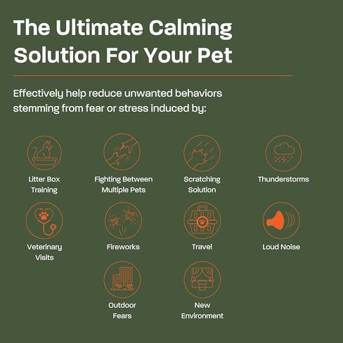 2 Pack Calming Collar for Cats - Calming Cat Collar, Cat Pheromone Collar, Cat Calming Collar for Anxiety - Efficient Relieve Reduce Stress Relief for Cats, Ideal for Meowing and Anxiety Reduction in Saudi Arabia