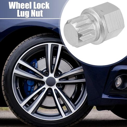 X AUTOHAUX ABC2/13PT قفل العجلة مفتاح صامولة عروة مكافحة سرقة قفل العجلة الجوز المسمار إزالة مفتاح لشركة فولكس فاجن لأودي in Saudi Arabia