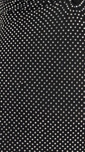 Self Portrait Women's Printed Mesh Rhinestone Midi Dress in Kuwait