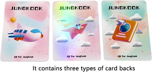 PYAJUU Jungkook Photocard 50 قطعة Jungkook بطاقة ضوئية ليزر لامعة Kpop Jungkook Lomo بطاقة هدية لمحبي ابنة Jungkook Merch in Saudi Arabia