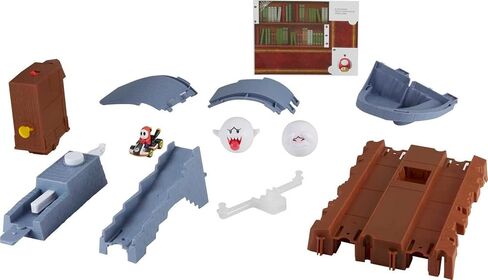 Hot Wheels Mario Kart Track Set Assortment 4 Different Tracks with Mario Kart 1:64 Scale Vehicles and Nemesis from Video Game Toy for Kids 3 Years and Older in Saudi Arabia