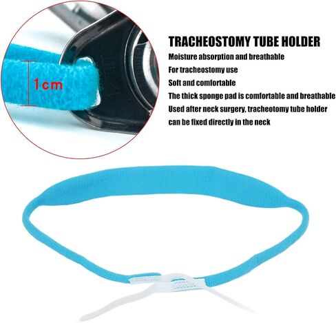 Tracheostomy Tube Holder, Tracheostomy Tube Holder Hook and Closure Reusable Tracheostomy Ties for Post Neck Surgerypersonal Care in Saudi Arabia