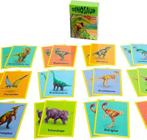 Peaceable Kingdom Floor Puzzle and Matching Game 2 in 1 Educational Activity for Kids 2 Years and Up - Dinosaur in Kuwait