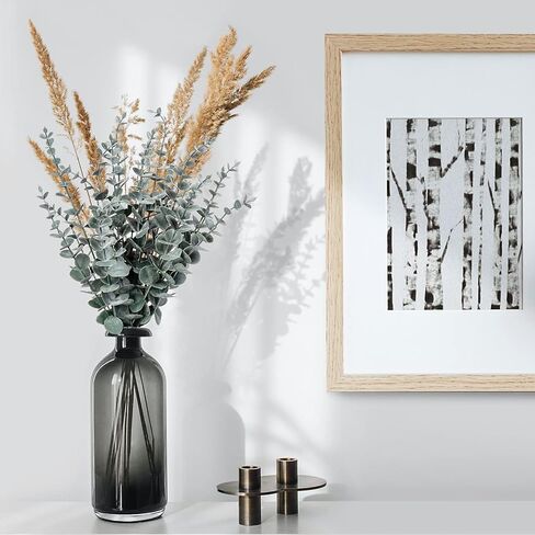 60 Pcs Eucalyptus Stems Artificial Eucalyptus Stem Decor Eucalyptus Branches Faux Eucalyptus with Fake Leaves 15 inch Faux Eucalyptus Stem for Wedding Bouquet Home Decor in Kuwait