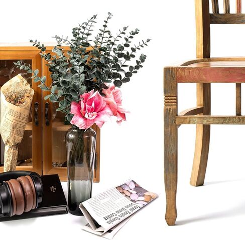 60 Pcs Eucalyptus Stems Artificial Eucalyptus Stem Decor Eucalyptus Branches Faux Eucalyptus with Fake Leaves 15 inch Faux Eucalyptus Stem for Wedding Bouquet Home Decor in Kuwait