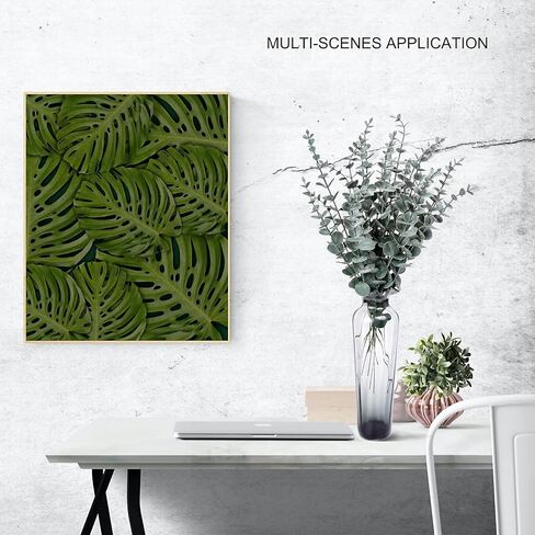 60 Pcs Eucalyptus Stems Artificial Eucalyptus Stem Decor Eucalyptus Branches Faux Eucalyptus with Fake Leaves 15 inch Faux Eucalyptus Stem for Wedding Bouquet Home Decor in Kuwait