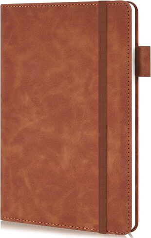 Navy Blue Lined Journal Notebook, A5 Handcover Leather Notebook for Writing and Journaling(100 Pages Thick Paper) in Saudi Arabia