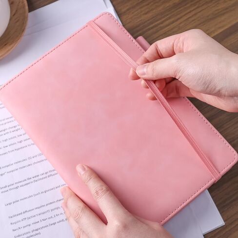 Navy Blue Lined Journal Notebook, A5 Handcover Leather Notebook for Writing and Journaling(100 Pages Thick Paper) in Saudi Arabia
