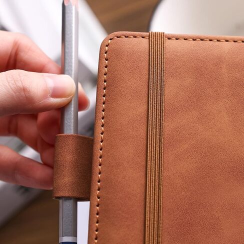 Navy Blue Lined Journal Notebook, A5 Handcover Leather Notebook for Writing and Journaling(100 Pages Thick Paper) in Saudi Arabia