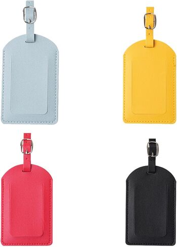 LAGEBONA Luggage Tags for Suitcases,Suitcase Tags,Bag Tags,Travel Tags,Personalized Luggage Tags,Luggage Markers for Easy Identification,Leather Luggage Tag,Baggage Tag for Air Travel in Kuwait