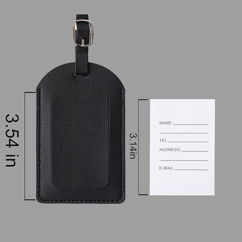 LAGEBONA Luggage Tags for Suitcases,Suitcase Tags,Bag Tags,Travel Tags,Personalized Luggage Tags,Luggage Markers for Easy Identification,Leather Luggage Tag,Baggage Tag for Air Travel in Kuwait