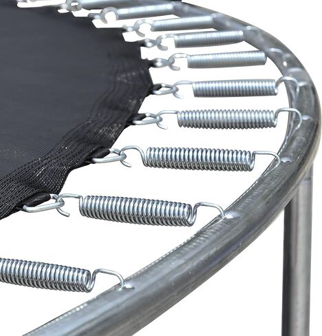 FurGenius 12FT 14FT 15FT 16FT ترامبولين، ترامبولين ترفيهية في الهواء الطلق للأطفال والكبار مع شبكة وسلم، معتمدة من ASTM، سعة وزن 1500 رطل in Kuwait