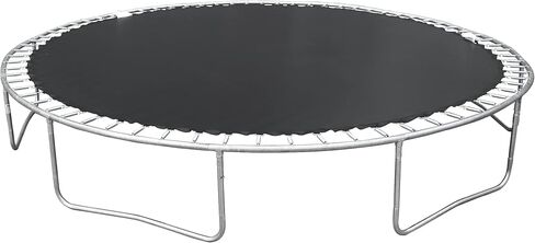 FurGenius 12FT 14FT 15FT 16FT ترامبولين، ترامبولين ترفيهية في الهواء الطلق للأطفال والكبار مع شبكة وسلم، معتمدة من ASTM، سعة وزن 1500 رطل in Kuwait