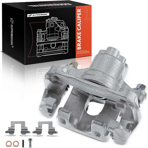 A-Premium Disc Brake Caliper Assembly with Bracket Compatible with Select Lexus and Toyota Models - ES300 2002-2003, ES330 2004-2006, Camry 2002-2006 Japan Built Only - Rear Left Driver Side in Saudi Arabia