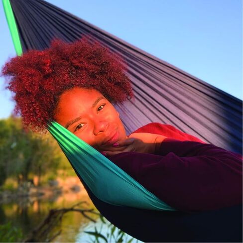Wise Owl Outfitters Hammock Camping Double & Single with Tree Straps - USA Based Hammocks Brand Gear, Indoor Outdoor Backpacking Survival & Travel - Blue + Bug Net & Rain Tarp in Saudi Arabia