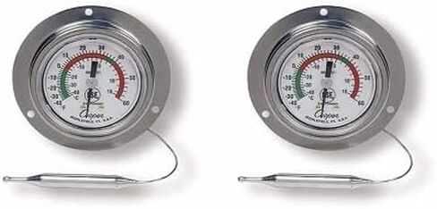 Cooper-Atkins 6812-01-3 Vapor Tension Panel Thermometer with Back Flange, NSF Certified, -40/60°F Temperature Range in Saudi Arabia