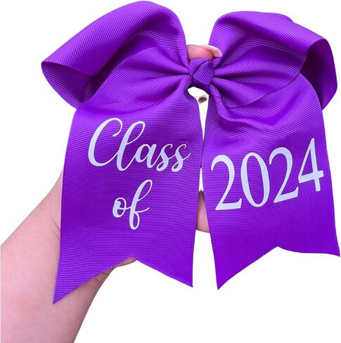 Pink Class of 2024 Graduation Bow, Class of 2024 Accesories, Graduation Bow, Graduation Accessory (Hot Pink) in Saudi Arabia