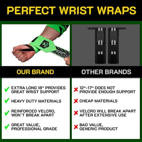 IRON PALACE Knee Wraps + Wrist Wraps + Weight Lifting Straps Bundle (3 Pairs) for Weightlifting Bodybuilding in Saudi Arabia