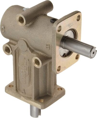 Andantex R3200M Anglgear محرك تروس مخروطي ذو زاوية قائمة، تركيب عالمي، عمود إخراج فردي، شفتان، متري، قطر العمود 15 مم، نسبة 1:1، 1.47 كيلو واط عند 1750 دورة في الدقيقة in Kuwait