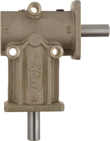 Andantex R3200M Anglgear محرك تروس مخروطي ذو زاوية قائمة، تركيب عالمي، عمود إخراج فردي، شفتان، متري، قطر العمود 15 مم، نسبة 1:1، 1.47 كيلو واط عند 1750 دورة في الدقيقة in Kuwait