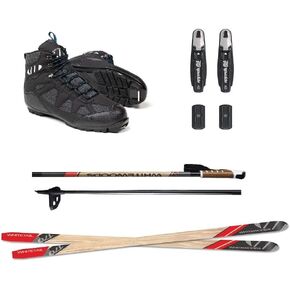 Whitewoods Whitetail Adult Metal Edge Cross-Country NNN Ski Package - Skis, Boots, Bindings, Poles | 190CM (for Skiers 176+ lbs.) in Saudi Arabia
