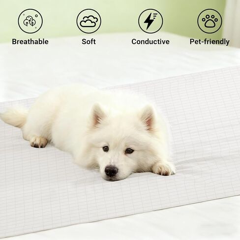 Grounding Sheet with Grounding Cord 95% Soft Cotton Sheet with 5% Silver for Baby Crib, Electric Grounding Sheet for Bed, Sleep Well (27 * 52 inch) in Kuwait