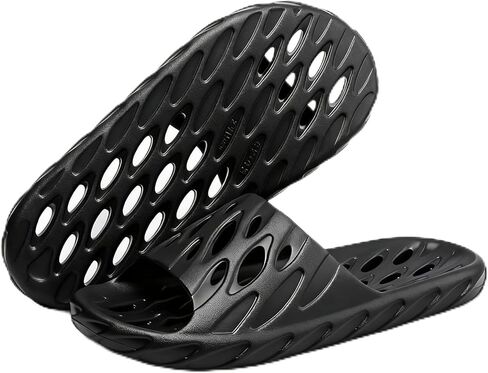 Mens Shower Shoes | Bath Slippers with Holes | Quick Dry Non Slip Indoor Home Bedroom Pool Spa College Dorm Guest in Kuwait