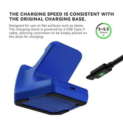 Charging Station Dock for Xbox Elite Series 2 Controller, Charger Stand for Xbox Elite Series 2 Core Controller with Type C Charging Cable - Shadow Black in Kuwait