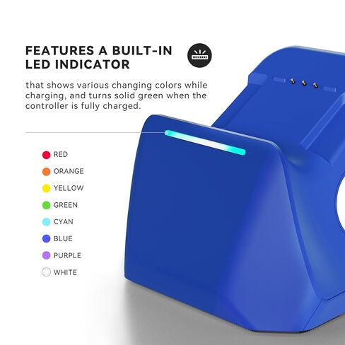Charging Station Dock for Xbox Elite Series 2 Controller, Charger Stand for Xbox Elite Series 2 Core Controller with Type C Charging Cable - Shadow Black in Kuwait