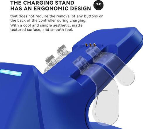 Charging Station Dock for Xbox Elite Series 2 Controller, Charger Stand for Xbox Elite Series 2 Core Controller with Type C Charging Cable - Glacier White in Kuwait