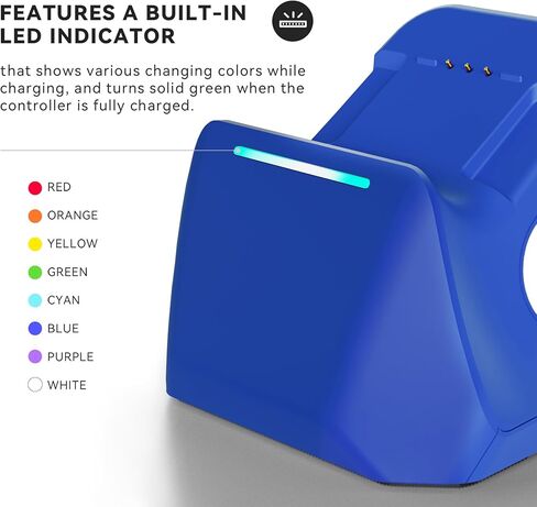 Charging Station Dock for Xbox Elite Series 2 Controller, Charger Stand for Xbox Elite Series 2 Core Controller with Type C Charging Cable - Glacier White in Kuwait