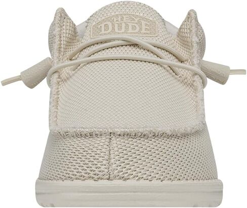 Hey Dude Men's Wally-Funk Mono White Size 6 | Men's Shoes | Men Slip-on Loafers | Comfortable & Light-Weight in Saudi Arabia