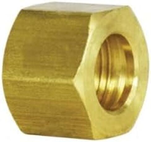18040L Light Pattern Hex Nut, 5/8 in Compression, Brass (7 Pack) in Saudi Arabia