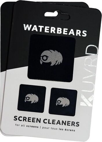Kuvrd Waterbear - عمال شاشة عالمي - أدوات تنظيف صغيرة صغيرة للعدسات وشاشاتك ، Phat Pack in Kuwait