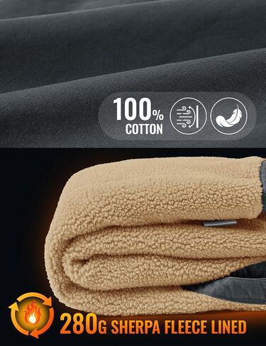 TBMPOY Men's Winter Vest Casual Sherpa Fleece lined Full Zip Lightweight Vest Outerwear Warm Cotton Travel Jackets in Saudi Arabia