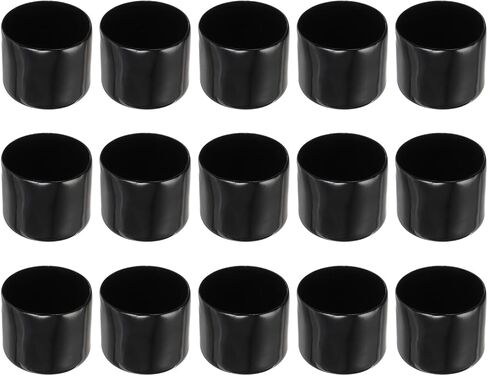 4 Pack Screw Thread Protector Cover Rubber End Caps, [for Screw, Bolt, Rod End Cap] - 2 3/16"(56mm) ID/Black in Kuwait