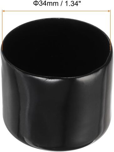 4 Pack Screw Thread Protector Cover Rubber End Caps, [for Screw, Bolt, Rod End Cap] - 2 3/16"(56mm) ID/Black in Kuwait
