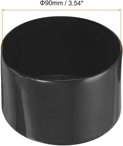 4 Pack Screw Thread Protector Cover Rubber End Caps, [for Screw, Bolt, Rod End Cap] - 2 3/16"(56mm) ID/Black in Kuwait