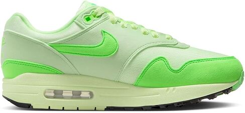 Nike Air Max 1 '87 Women's Shoes (HJ7329-376, Vapor Green/Barely Volt/Black/Green Strike) Size 6.5 in Kuwait