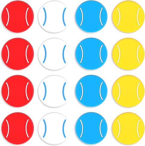 16Pcs Tennis Racket Vibration Dampener, Tennis Vibration Dampener, Racket String Shock Absorber, Great Tennises Gift in Saudi Arabia