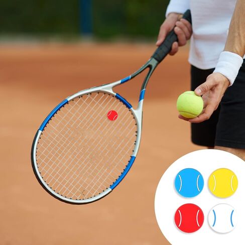 16Pcs Tennis Racket Vibration Dampener, Tennis Vibration Dampener, Racket String Shock Absorber, Great Tennises Gift in Saudi Arabia