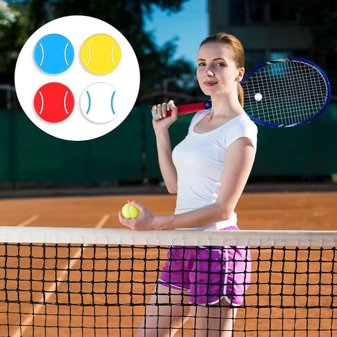 16Pcs Tennis Racket Vibration Dampener, Tennis Vibration Dampener, Racket String Shock Absorber, Great Tennises Gift in Saudi Arabia